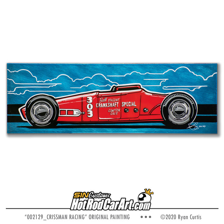 Hand Painted 18x6 Aluminum Panel