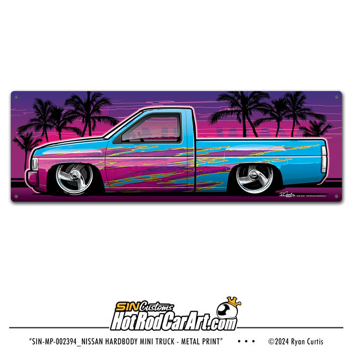 Nissan Hardbody Mini Truck  -- Metal Street Sign