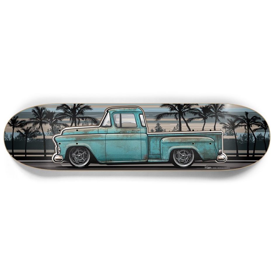 1955 Chevy Stepsie Truck - Skateboard
