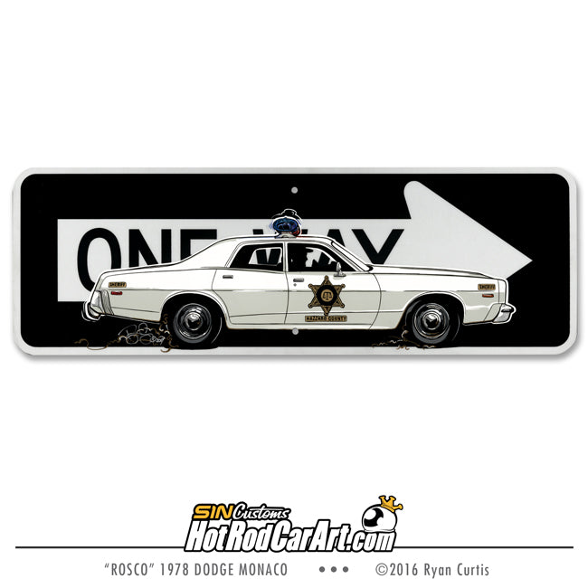 Rosco - 1978 Dodge Monaco - Original Painting