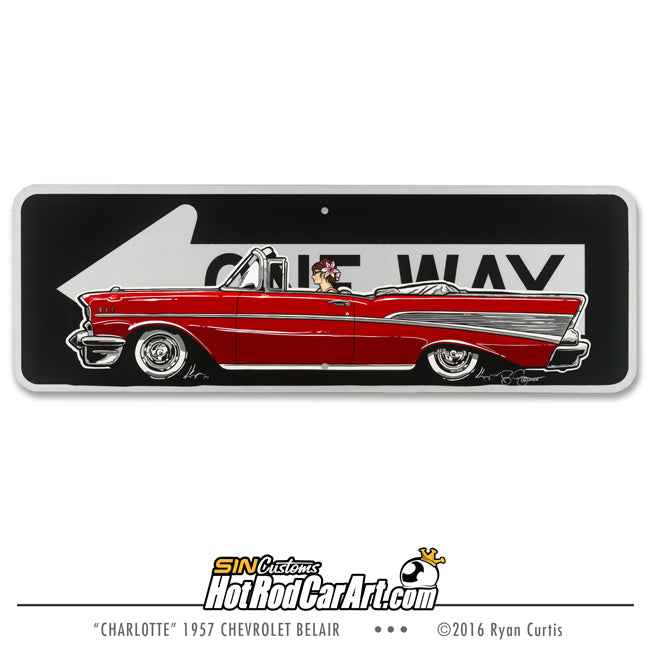 Charlotte - 1957 Chevrolet Belair - Original Painting