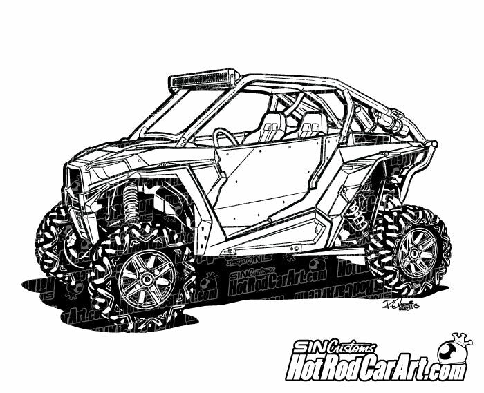 001890_TRN_001_UTV Polaris XP1000-Clip Art
