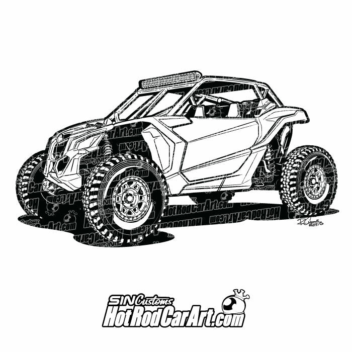 002013-TRN-001_2017 Canam Maverick X3-Clip_Art