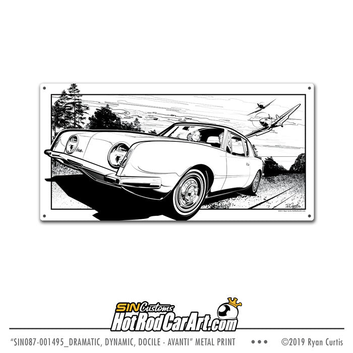 Dramatic, Dynamic, Docile- Metal Print