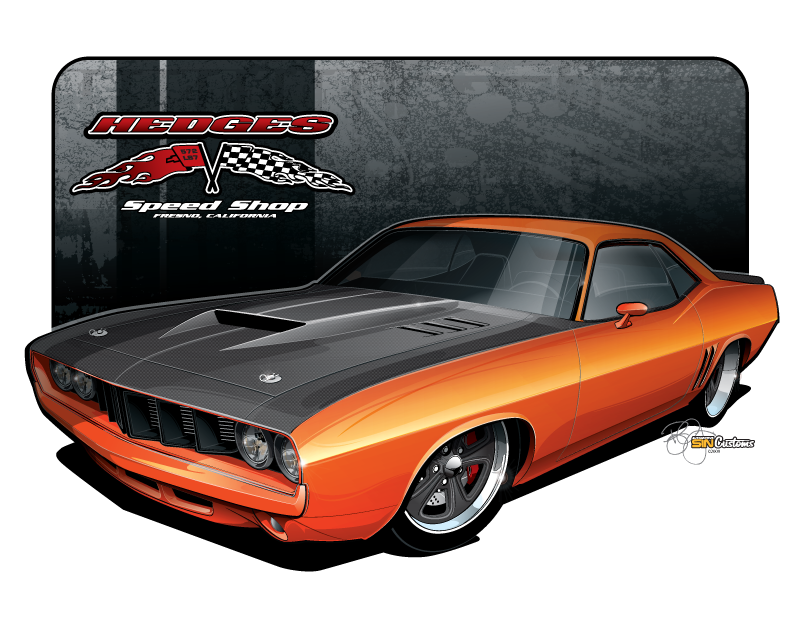 Vehicle Rendering - 1971 Plymouth ’Cuda