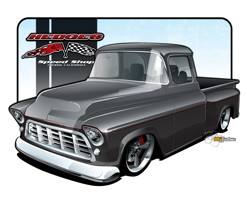 Vehicle Rendering - 1955 Chevy Pickup