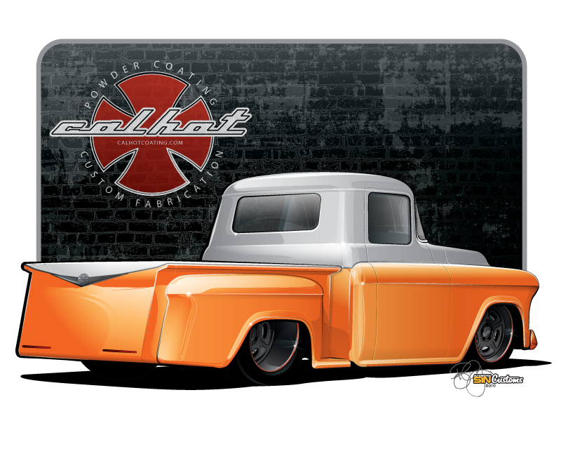 Vehicle Rendering - 1956 Chevy Stepside