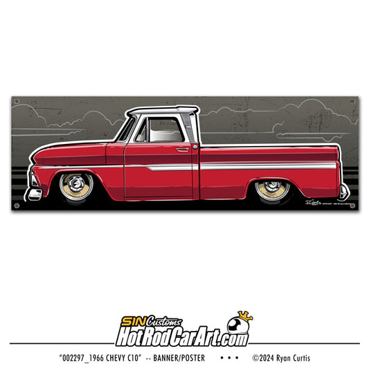 1966 Chevy C10 - Banner/Poster