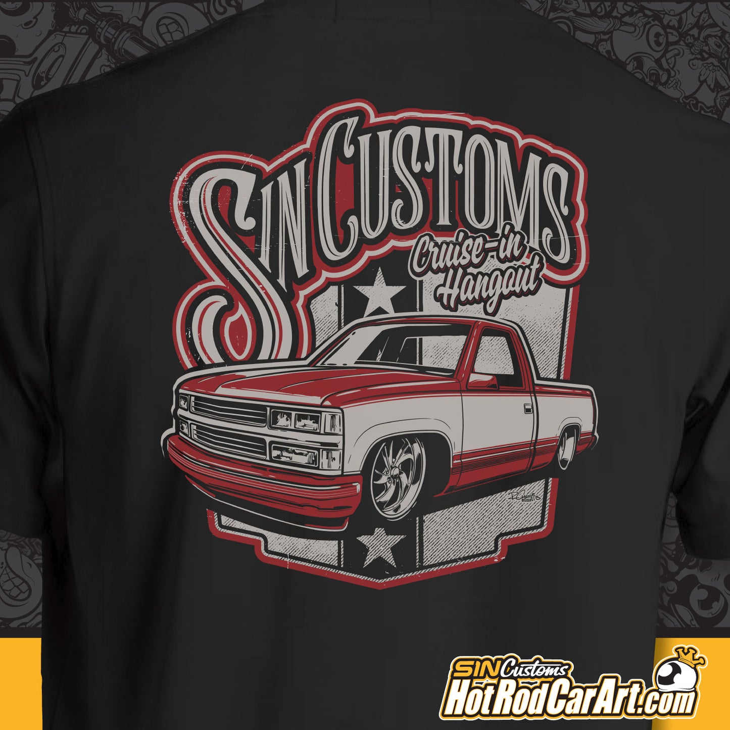 SIN Customs OBS Lifestyle - T-Shirt