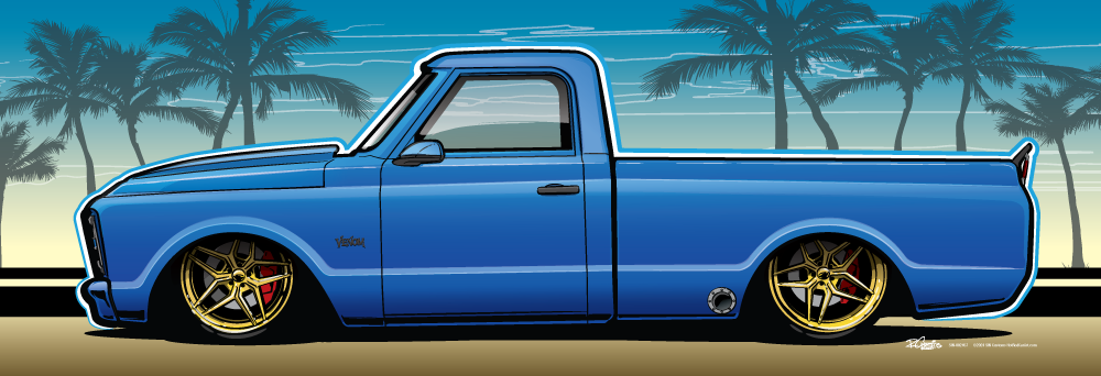 Digital illustration - Coastal Drop – C10