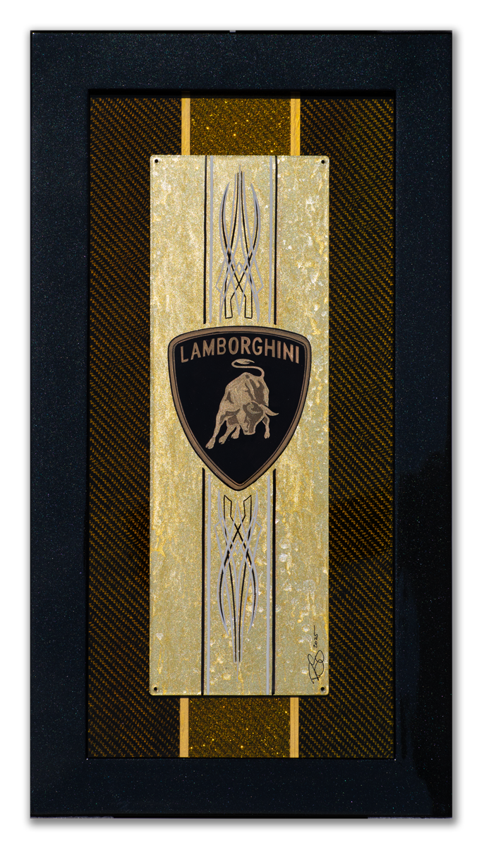 Lamborghini Badge Icon - Original Painting