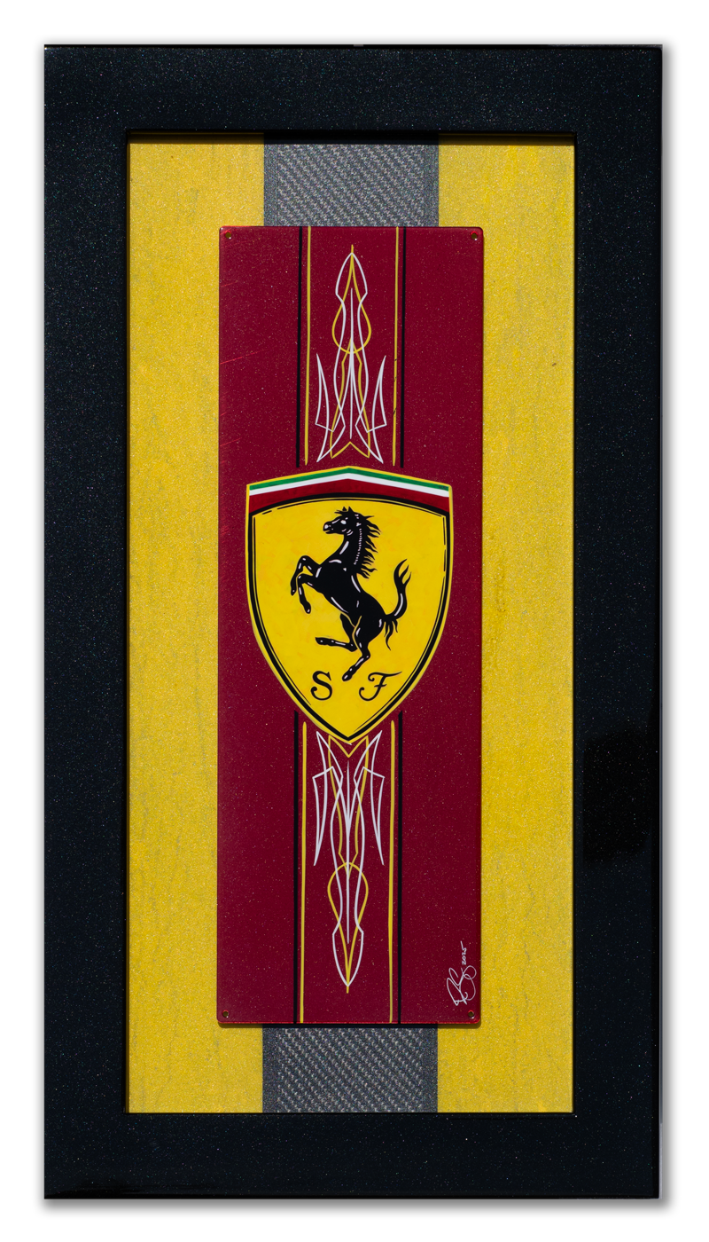 Ferrari Badge Icon - Original Painting
