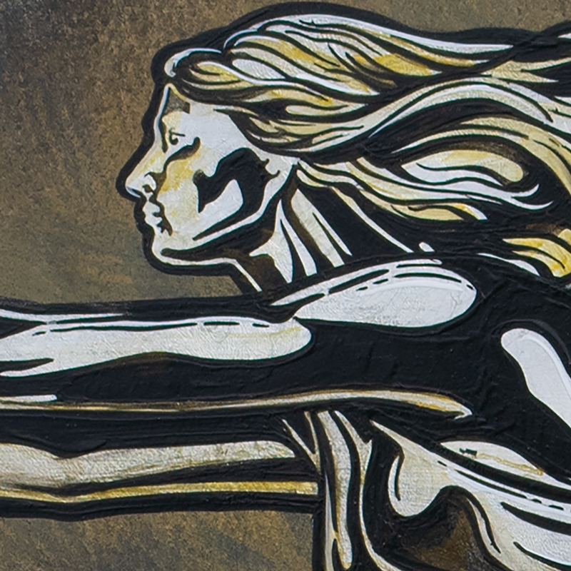 Packard Twelve Goddess of Speed - Original Painting