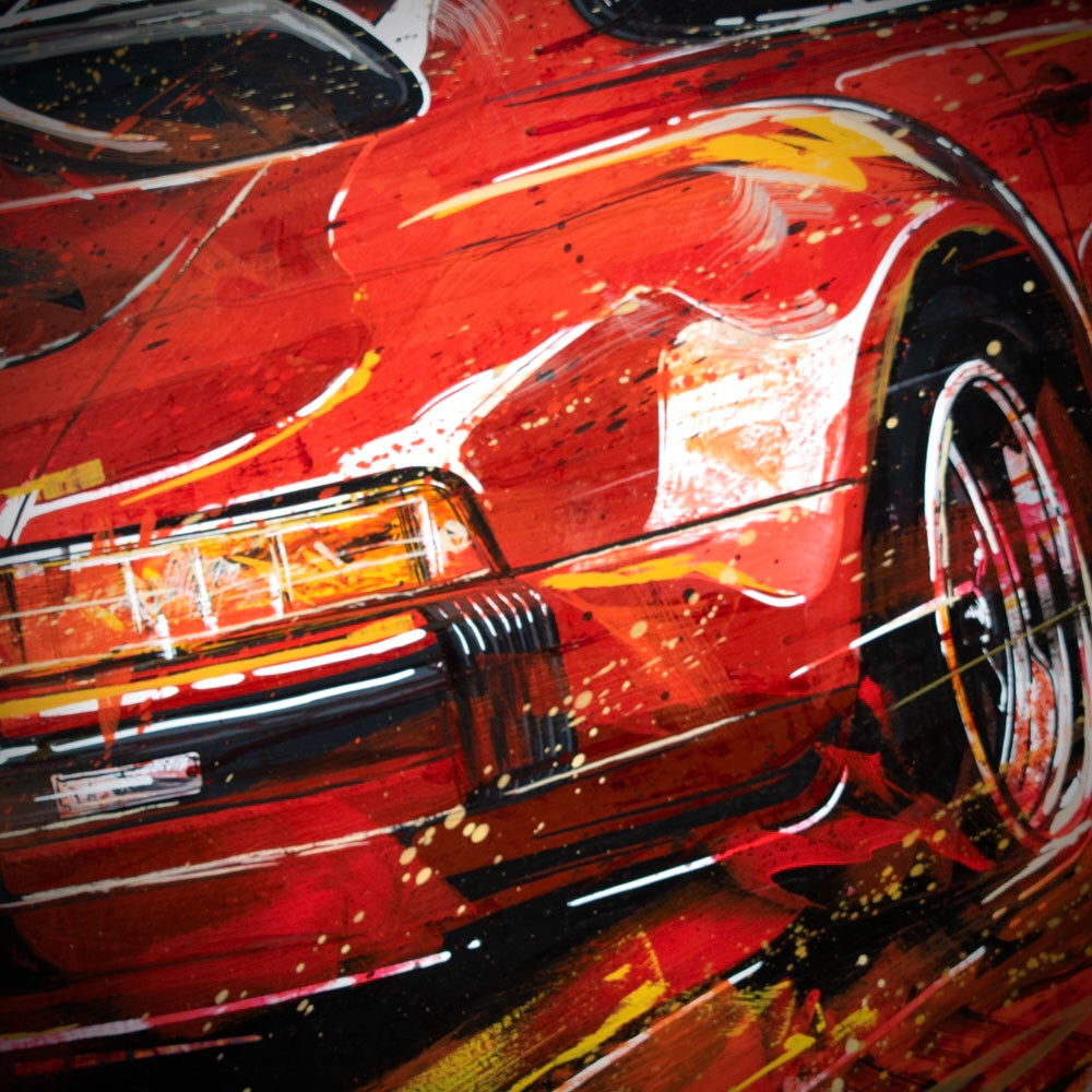 Autumn Porsche 930 - Original Painting