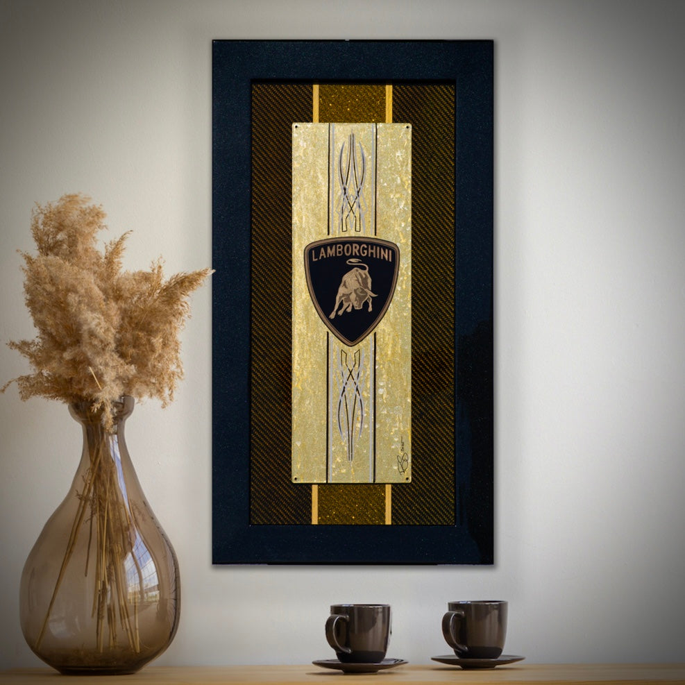 Lamborghini Badge Icon - Original Painting