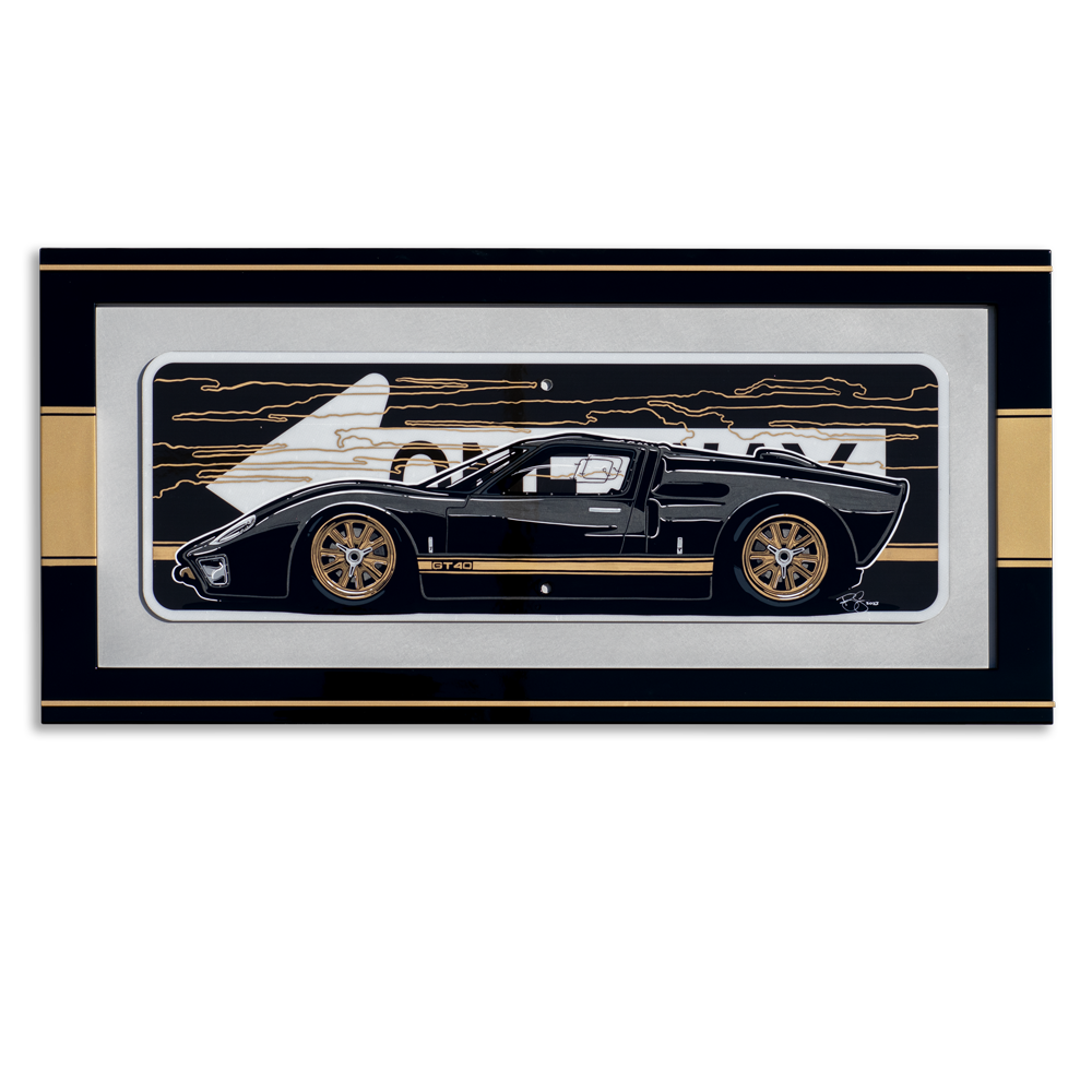 "Carolyn" Ford GT40 - Automotive Fine Art