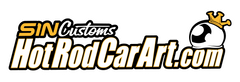 SIN Customs - HotRodCarArt.com