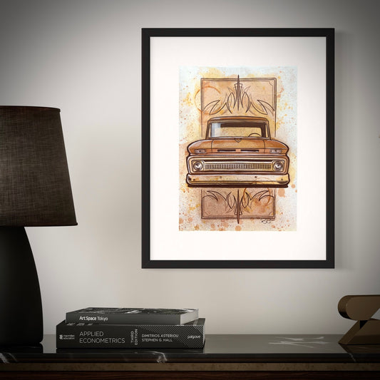 "Lucille’s Stand" – Original Automotive Fine Art