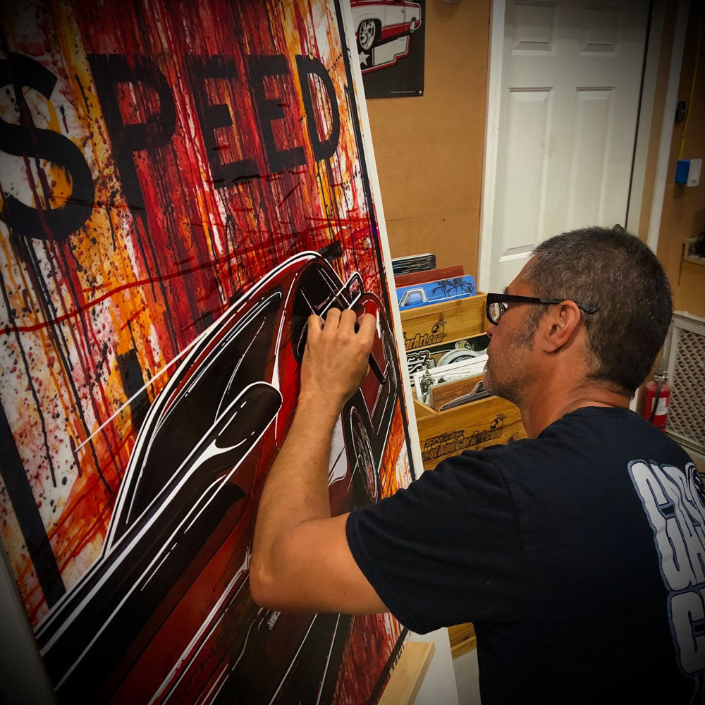 Autumn Porsche 930 - Original Painting
