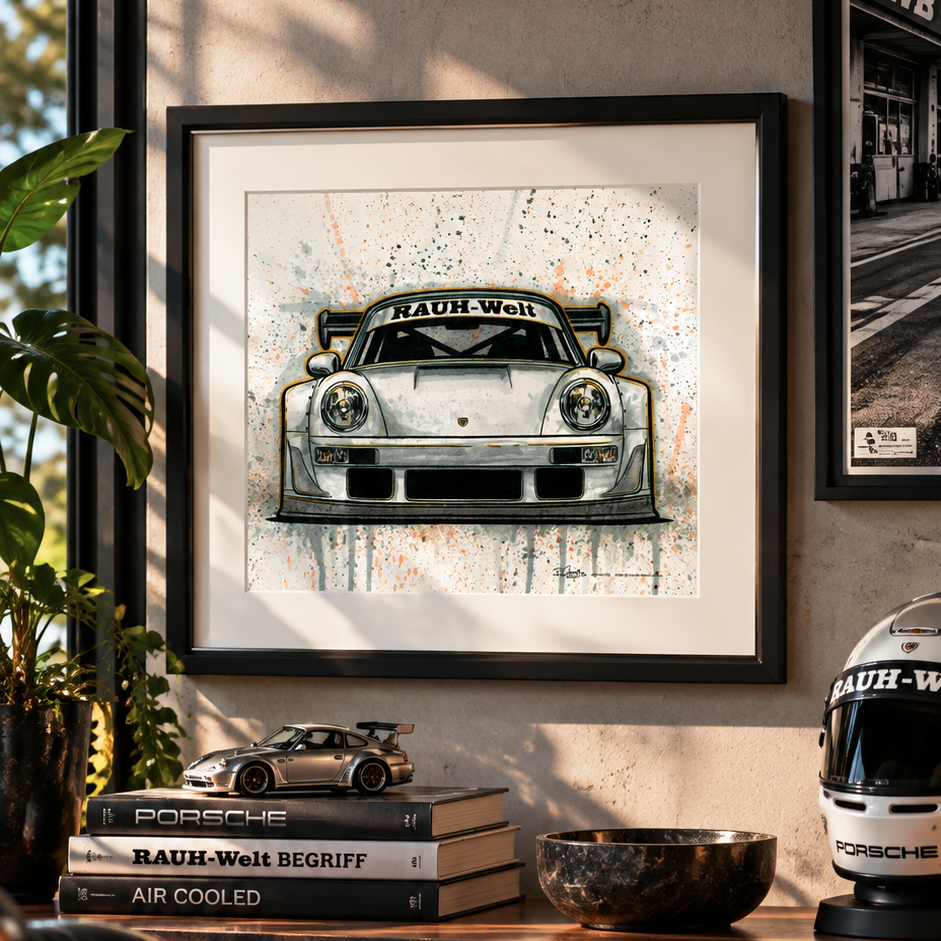 RWB Porsche 911 (964)– Original Automotive Fine Art