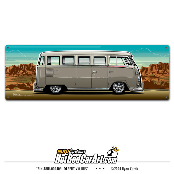 VW Bus - Banner/Poster