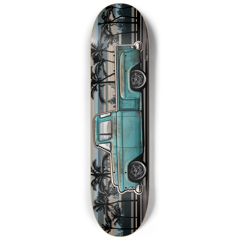 1955 Chevy Stepsie Truck - Custom Skateboard