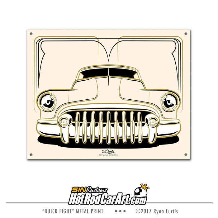 Buick Eight - Metal Print