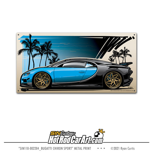 Bugatti Chiron Sport - Metal Print